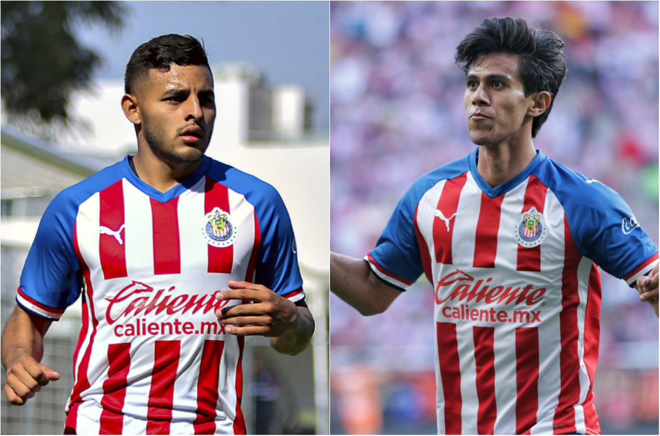 Alexis Vega y José Juan Macías, jugadores de Chivas (Imago7)