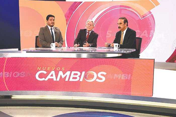 Dialogaron en el programa "Nuevos Cambios" sobre la pandemia. ROSARIO CERDA