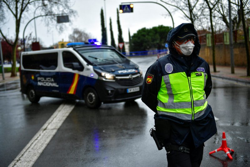 España es el segundo país europeo más afectado por la pandemia. (AP)