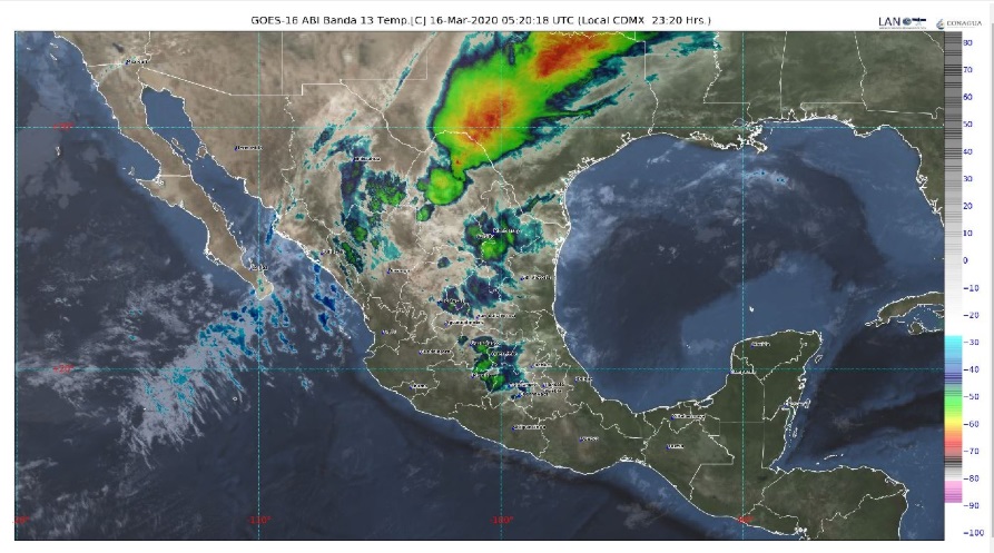 La alerta se activó durante la noche del domingo. (Especial)