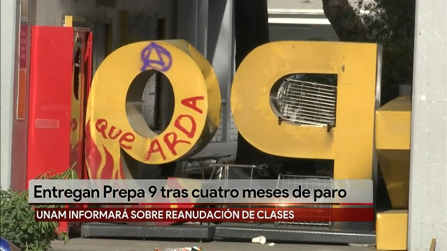 Tras 4 meses de paro, entregan instalaciones de Prepa 9 de la UNAM
