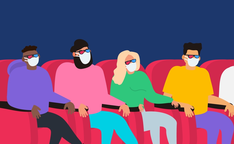 En las salas de cine de Cinemex se implementarán medidas contra el coronavirus (Shutterstock).