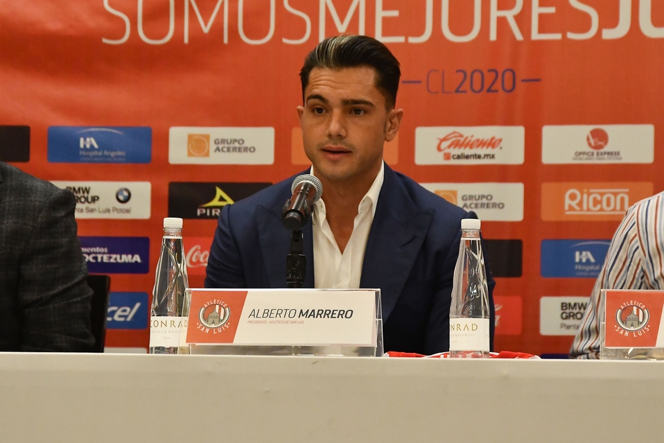 Alberto Marrero Díaz, presidente del Atlético de San Luis (Mexsport)