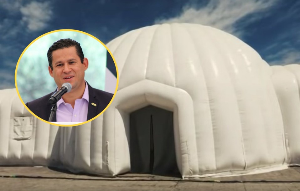 El gobierno del estado de Guanajuato pretende realizar la compra del hospital inflable en próximos días.