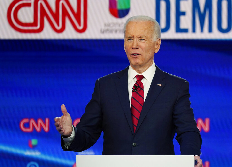 Joe Biden lidera las encuestas para la candidatura presidencial demócrata. (AP)