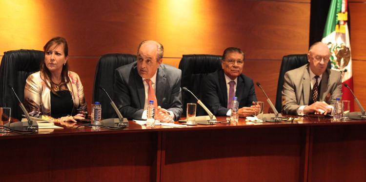 Rafael Anzures Uribe, Presidente del TFJA, hizo el anuncio oficial de suspensión de actividades jurisdiccionales y administrativas. (TFJA)