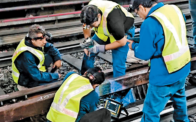 Tras reparación, se realizaron pruebas de rodamiento en la estación Tacubaya. Especial
