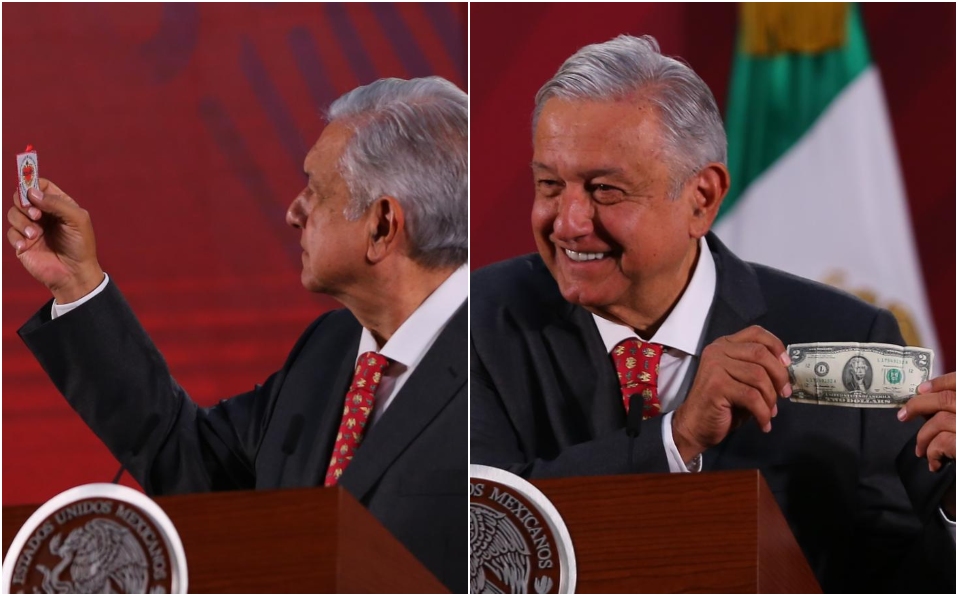 Un detente y un dólar estadunidense son dos de los amuletos del Presidente | Héctor Téllez