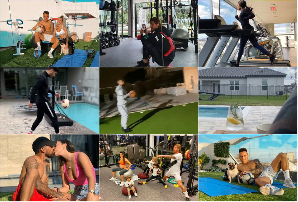 Las mansiones de los deportistas donde se reguardan del Covid-19