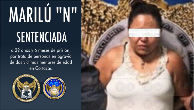 Sentencian a mujer por trata de menores en Córtazar