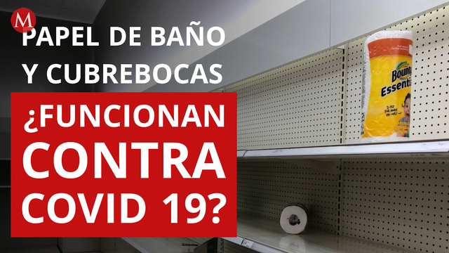 Papel de baño y cubrebocas: ¿funcionan como prevención ante Covid-19?