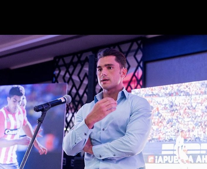 Alberto Marrero, presidente del Atlético de San Luis (Twitter @AlbertoMarreroD)