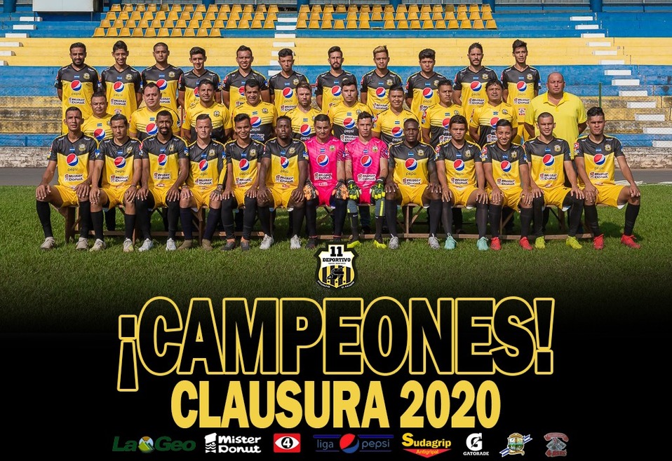 11 Deportivo, campeón del futbol salvadoreño tras paro de la Liga por coronavirus (Twitter @11deportivofc)