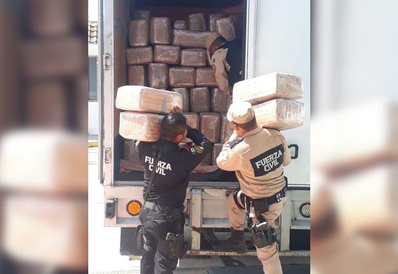 La detención ocurrió sobre la carretera hacia Iturbide. Foto: Erik Solheim Rocha.