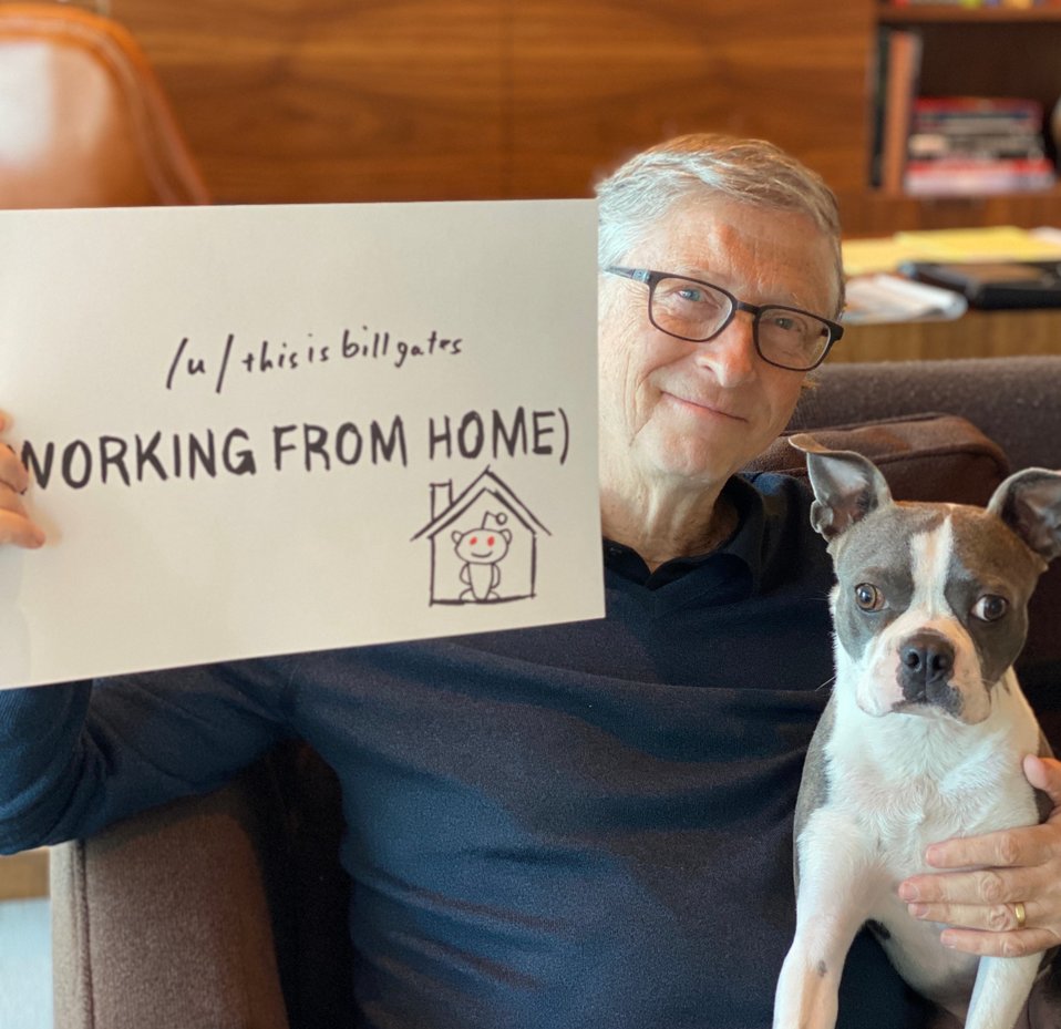 Una de las medidas infalibles, dice Gates, es el correcto distanciamiento social (Twitter @BillGates).