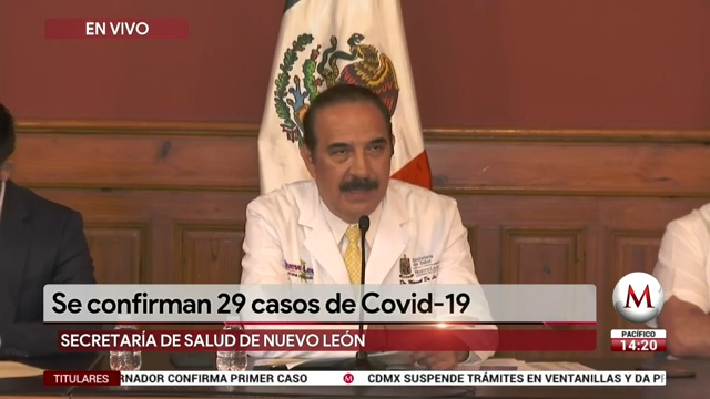 Nuevo León suma 29 casos confirmados de Covid-19