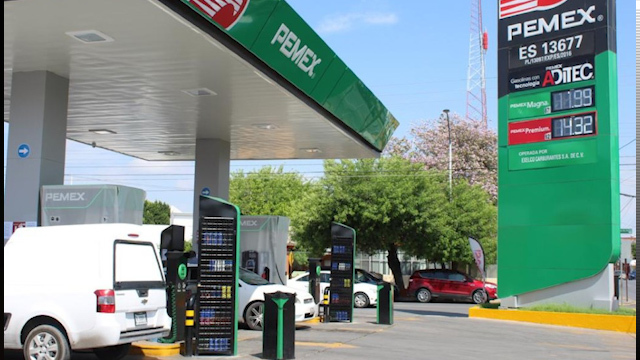 Precio de la gasolina baja en Tamaulipas