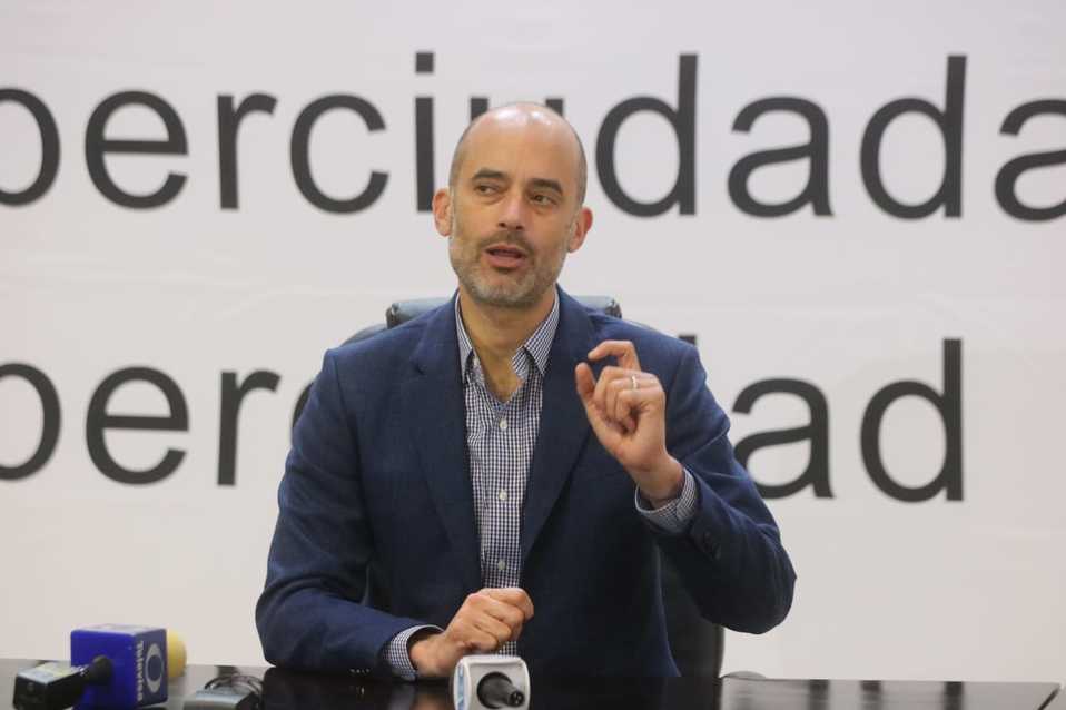El alcalde de San Pedro, Miguel Treviño de Hoyos. (Leonel Rocha)