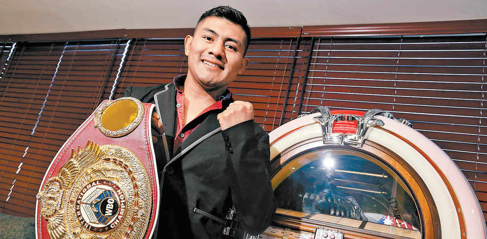 “Toda la gente me conoce en el boxeo como ‘Corazón’, porque lo dejo todo arriba del ring”, dice el peleador. (Octavio Hoyos)