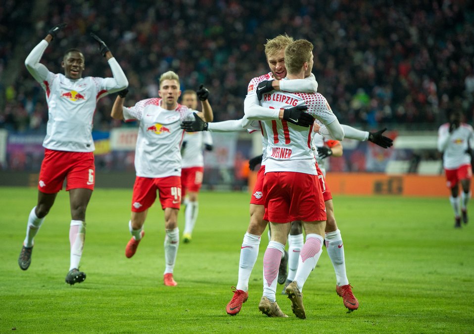 Leipzig vuelve a entrenar pese a cuarentena por coronavirus (Twitter @DieRotenBullen)