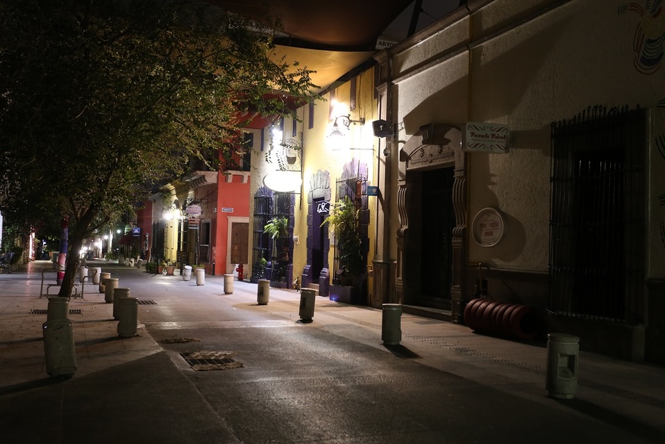 Barrio Antiguo, centro de Monterrey. Foto: Roberto Alanís.