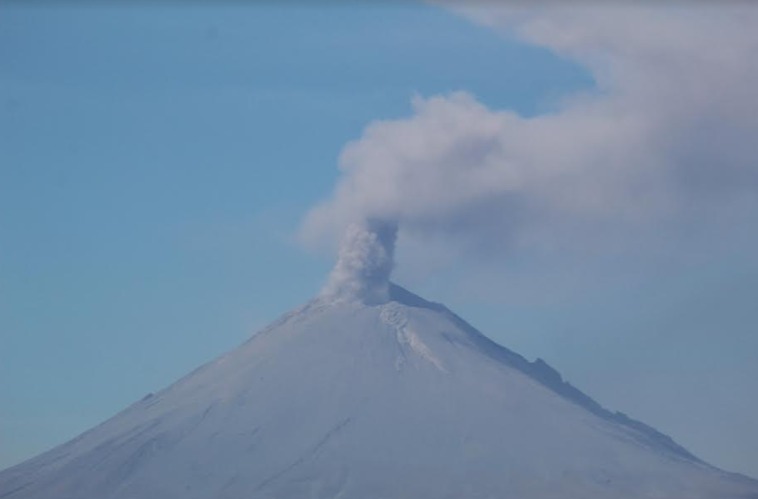 El Cenapred dio a conocer que la actividad registrada está dentro de los parámetros de la Alerta Amarillo Fase 2. (Agencia Enfoque)