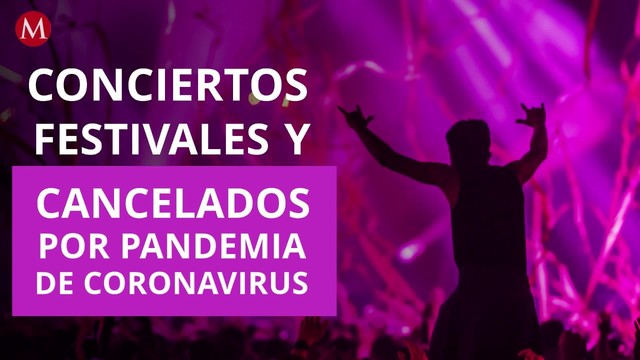 Festivales y conciertos cancelados por pandemia de coronavirus