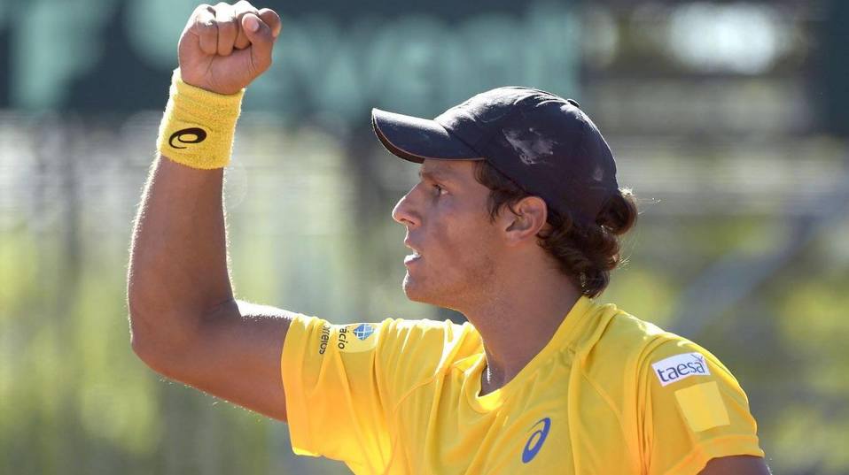 Joao Souza, tenista brasileño suspendido de por vida por amaño de partidos (AFP)