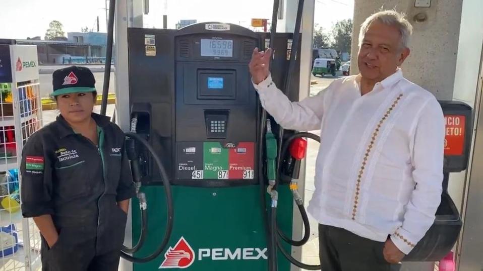 El presidente Andrés Manuel López Obrador en gira de trabajo por Oaxaca. (Captura de pantalla)