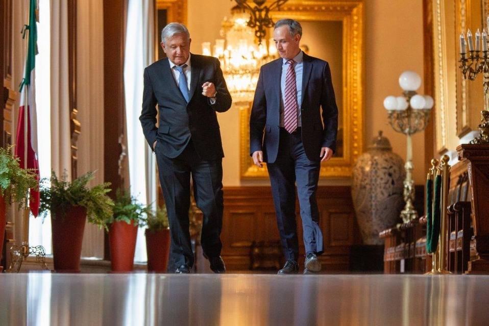 Andrés Manuel López Obrador y Hugo López-Gatell (Twitter | @lopezobrador_)
