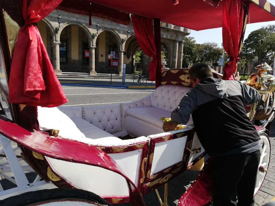 Sólo dos calandrias trabajaron por la mañana del día 23 de marzo (María Ramírez)
