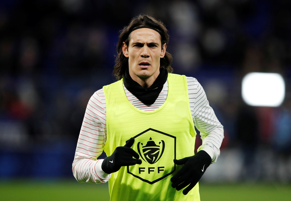 Edinson Cavani, delantero del PSG (Reuters)