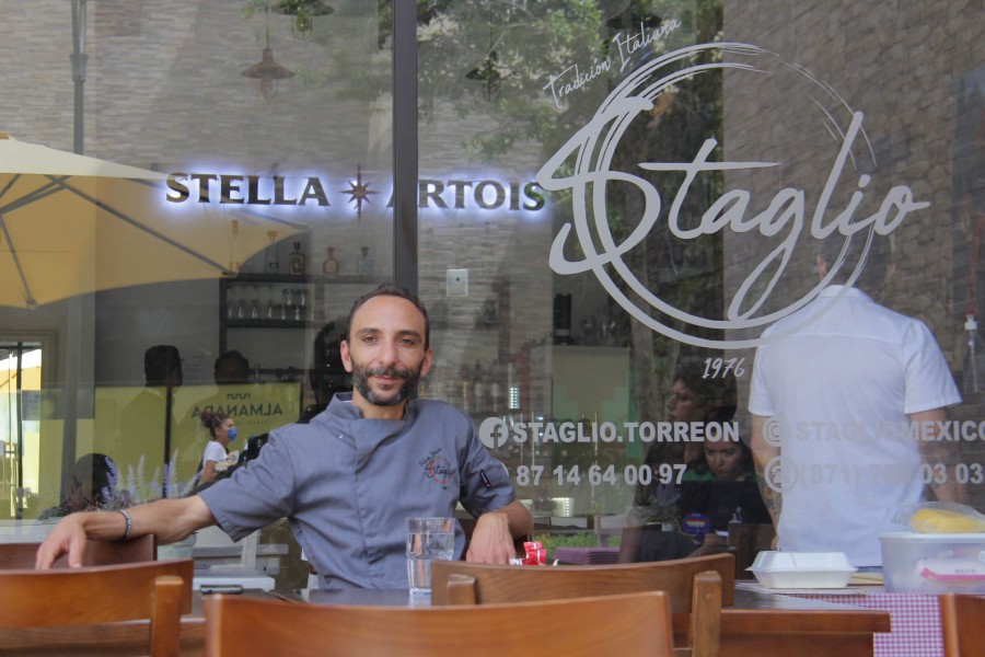 Fabrizio Lippiello, continúa la tradición culinaria de sus padres. (Manuel Guadarrama)
