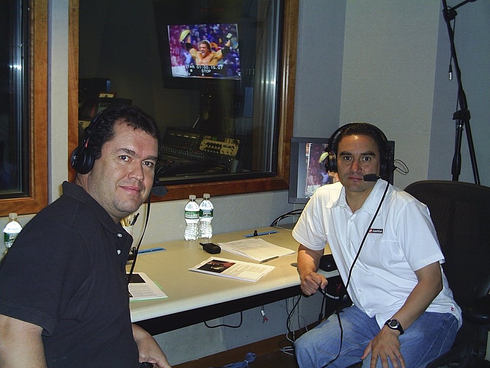 Javier Sahagún junto a Jorge Pietrasanta (Twitter @Javier_Sahagun)