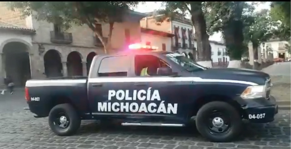 Los recorridos lo hacen en diferentes zonas. (Foto: SSP Michoacán)
