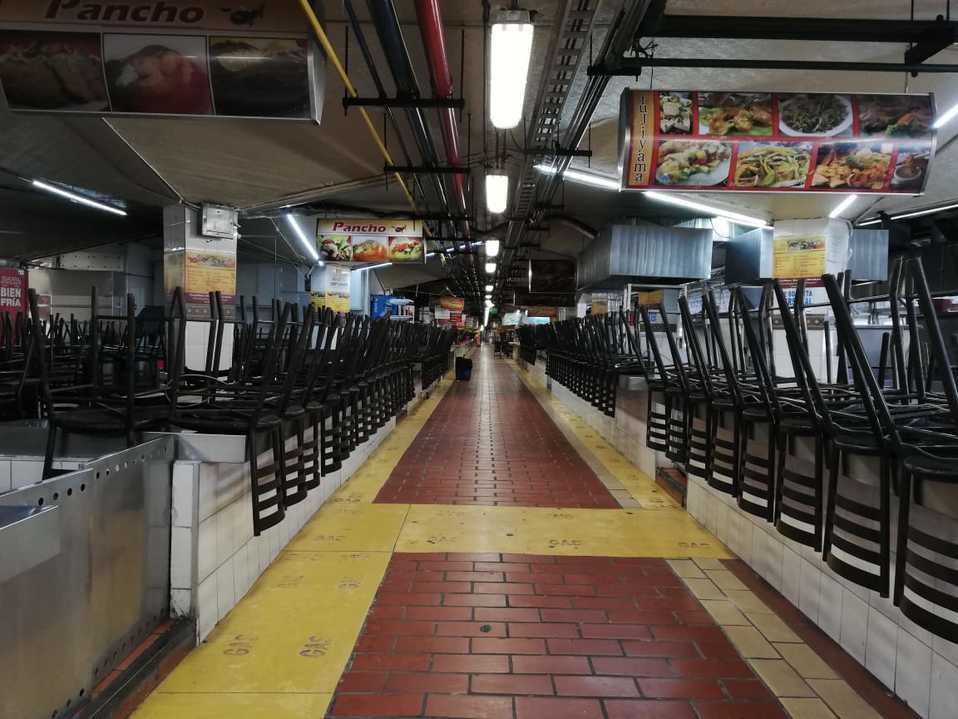 El Mercado San Juan de Dios luce con pocos locatarios (María Ramírez)
