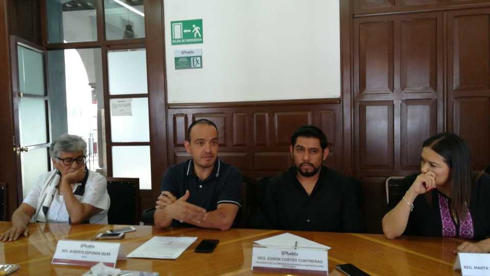 Regidores del G6 solicitan Cabildo para determinar cambio en la SSC. (Angélica Tenahua)
