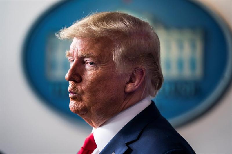 Trump volvió a aludir al "virus chino", expresión que ha sido condenada por el gobierno del gigante asiático. (EFE)