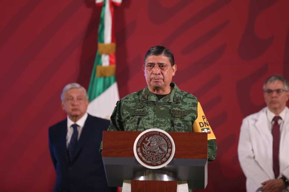 Luis Cresencio Sandoval,  secretario de la Defensa Nacional. (Javier Ríos)