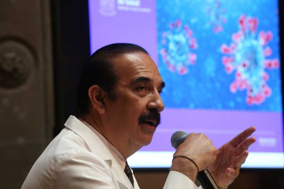 Manuel de la O Cavazos, secretario de Salud en Nuevo León. (Jorge López)