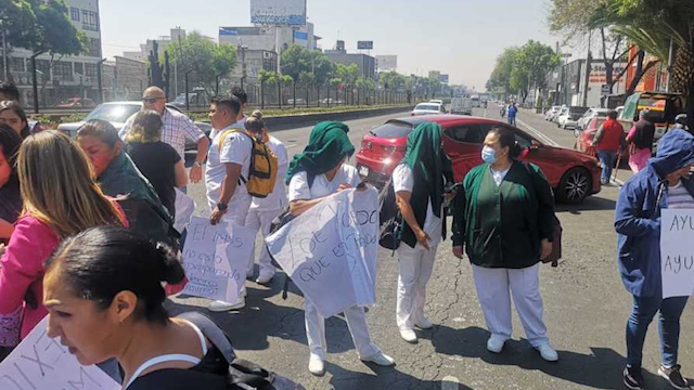 Trabajadores del IMSS protestan por falta de insumos ante Covid-19 ...