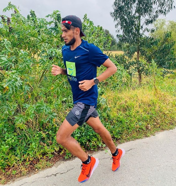 Derlys Ayala, atleta paraguayo (Instagram @derlysrun)