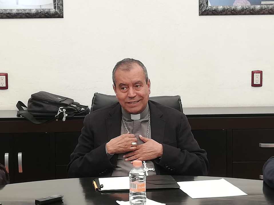 Domingo Díaz Martínez, arzobispo de Tulancingo. (Elizabeth Hernández)
