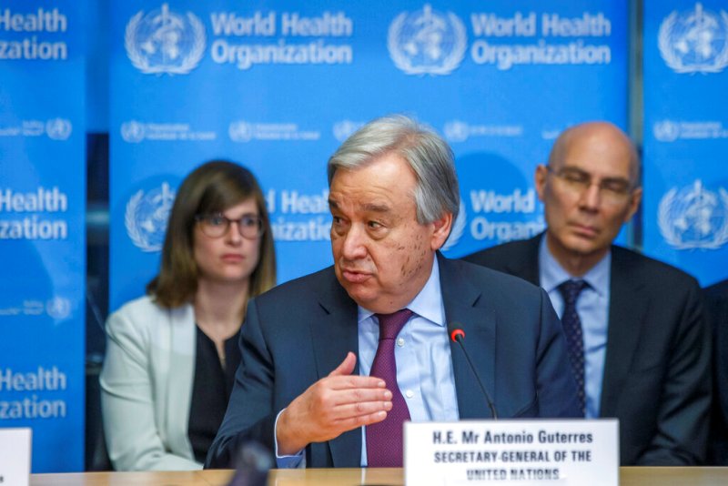 El titular del organismo, Antonio Guterres. (AFP)
