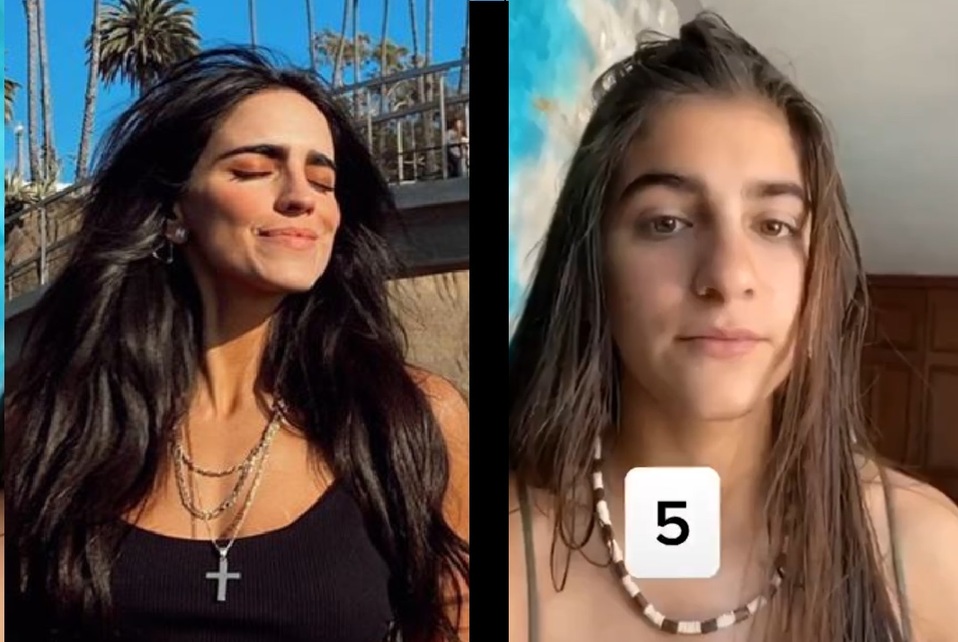 La hija de la actriz, junto con otros jóvenes protagonizaron el video. (Especial)