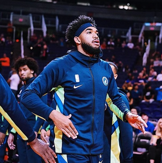 Karl-Anthony Towns, jugador de Minnesota Timberwolves (Instagram @karltowns)