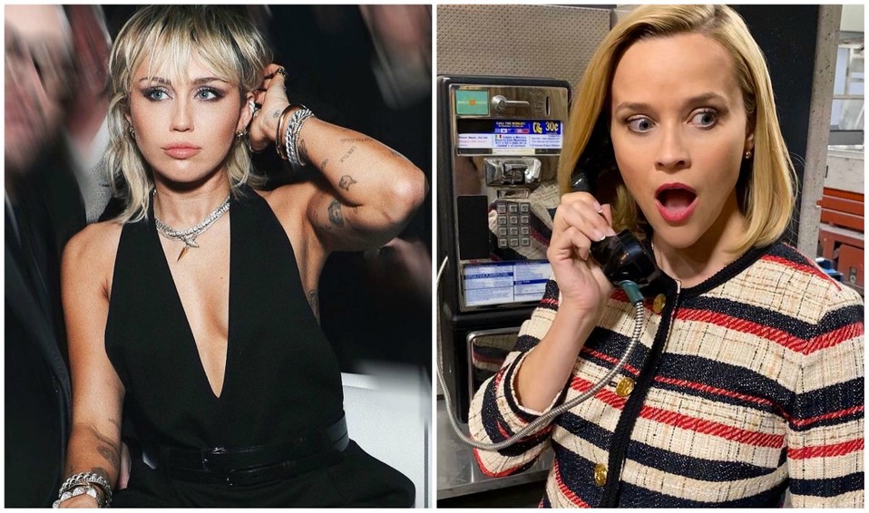 Miley Cyrus y Reese Witherspoon descubren que vivieron en la misma casa (Especial).
