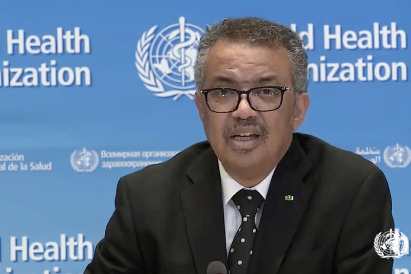 Tedros Adhanom Ghebreyesus, titulas de la OMS. (AFP)
