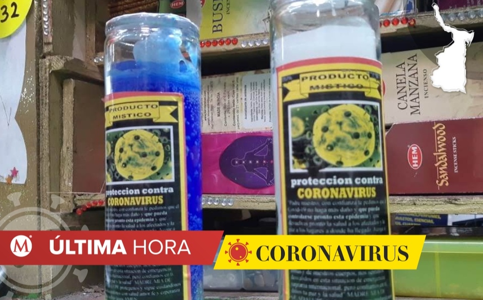 Velas contra el coronavirus.