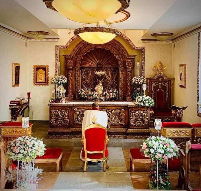 Los acompañará el Santísimo Sacramento, la Virgen María y Juan Pablo II. (Monserrat Mata)